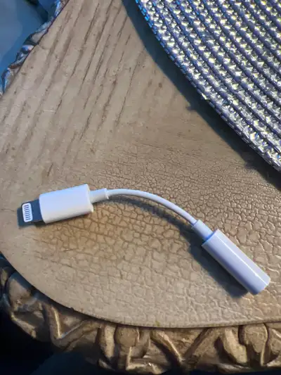 Apple - brand new -lightning to 3.5mm headphone Jack adapter, View more