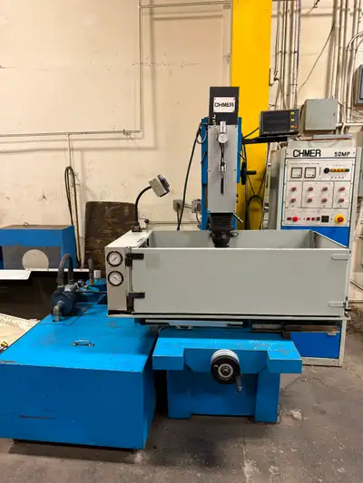 1995 CHMER “50MP” sinker type electrical discharge machine SN CM-385 We are located at: Metro Machin...