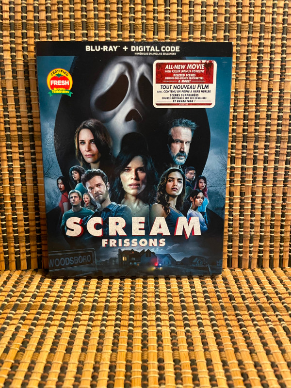 Scream 5 (Blu-ray, 2022)+Slipcover.Horror/Neve Campbell/Courtney in CDs, DVDs & Blu-ray in Mississauga / Peel Region