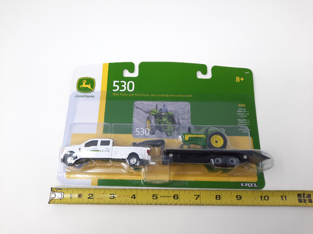 1/64 john deere 530 with trailer and truck toy in Arts & Collectibles in Sarnia