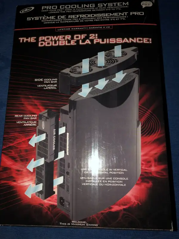LOO@K!! MINT  PS3 PRO COOLING SYSTEM !! MINT  LOO@K!!