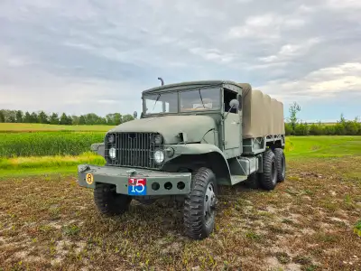 A Canadian Military 1954 M207 6x6 truck. This truck has the dually rear axles. The engine runs well....
