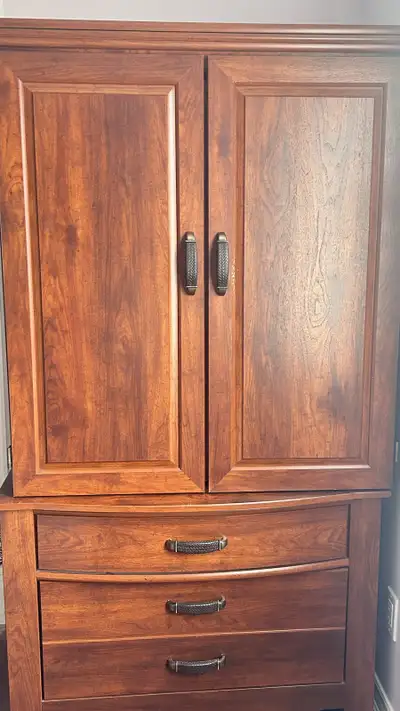 Classic Vintage Wood Armoire/Wardrobe, View more