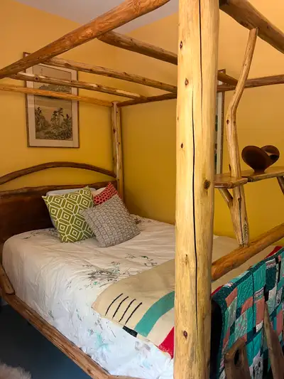 Cedar, Rustic Bed Frames Double, Queen