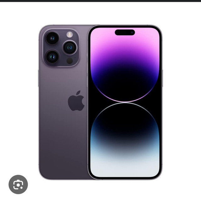 Iphone 14 pro max midnight purple 256 gb(new) 1 years apple care dans Téléphones cellulaires  à Ville de Montréal