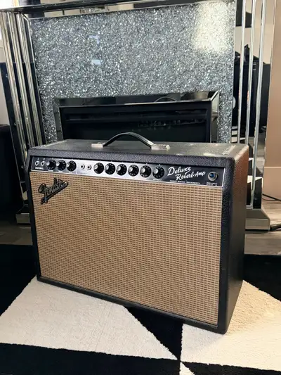 1965 Fender Deluxe Reverb Amp (All original), View more