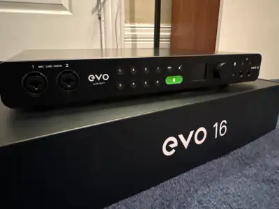 Audient EVO 16 Interface + EVO SP8 — 16 Mic Preamp Studio Rig, View more