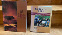 2 Science textbooks for teaching & biology 