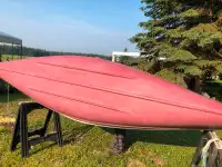 14.5 Foot Fiberglass canoe