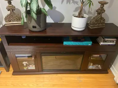 Bluetooth Fireplace TV Stand, View more