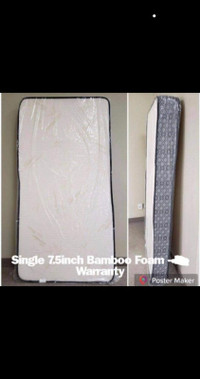 single 8" foam mattress for sale
