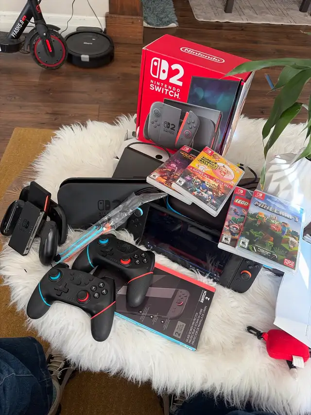 Nintendo switch 2 with games and accessories in General Electronics in Hamilton - Image 2