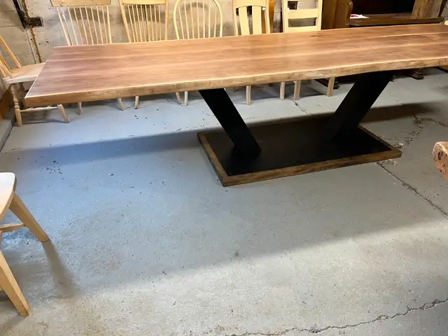 From Our Showroom This Live Edge Walnut Dining Table in Dining Tables & Sets in City of Toronto - Image 3