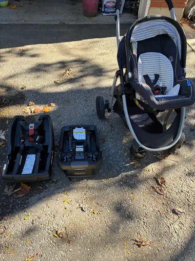 stroller and car seat, View more