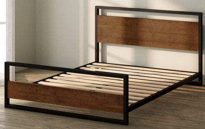 King Bed Frame (Metal / Wood), View more