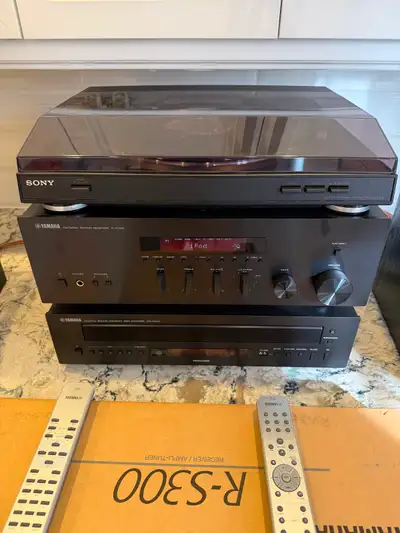 Complete stereo system/Yamaha/Energy/Sony, View more
