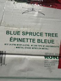 15' Blue Spruce Christmas Tree