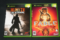 XBOX GAMES - HUNTER THE RECKONING, FABLE
