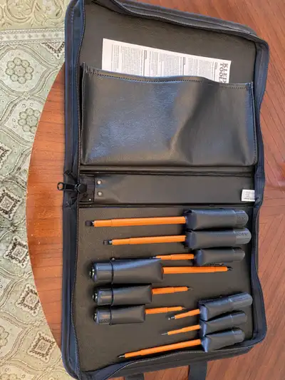 Klein insulated screwdriver set., View more