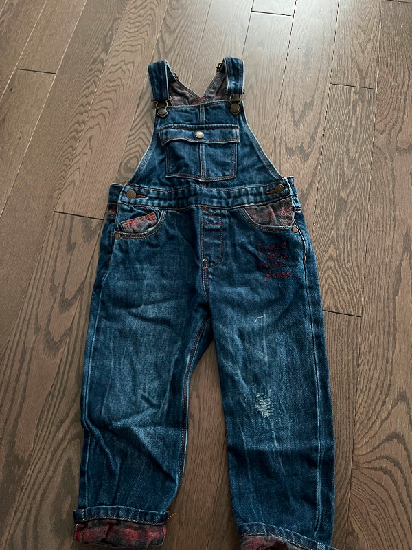 Toddler denim Overalls from Zara - size 2/3T in Clothing - 2T in Ottawa - Image 2