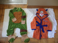 Tigger robe 18/24 months, turtle costume toddler 3 pants 12- 24