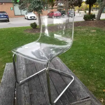 Acrylic two Chair's, View more