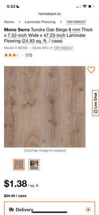 Laminate Flooring ~100 sqft total