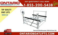Secure and Protected: Bertrand Multimaster 5500 lb Boat Lift