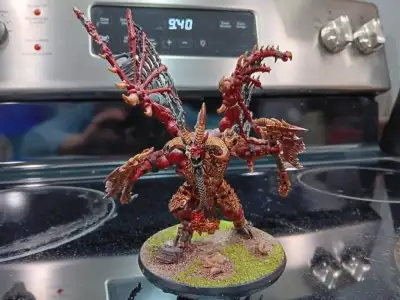 Warhammer 40k Skarbrand the Exiled One. This is a custom painted figure with amazing detail and shad...