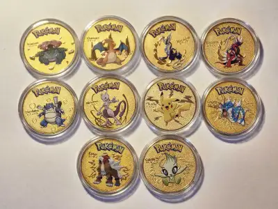 Pokémon challenge coins collection , View more