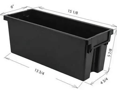 6 Storage Bins, Heavy-Duty Industrial Grade Plastic Stackable St in Other Business & Industrial in Markham / York Region - Image 2