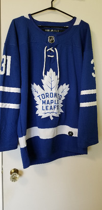 TORONTO MAPLE LEAFS sze 46 Small Prime Green Adidas Authentic Hockey Jersey  away