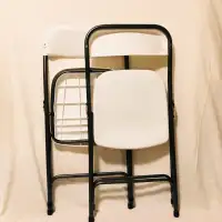2 Plastic Folding Chairs