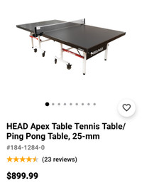 Head Apex ping pong table 