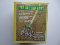 The Ground Hawg Hand Cultivator 3 wheel spikes mount and handle