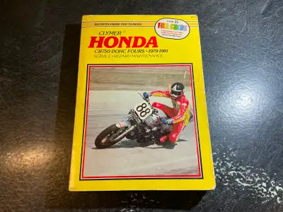 Clymer Honda CB750 DOHC Fours 79-81: Service Repair Maintenance Manual Full color wiring diagrams Ho...