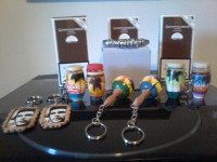 African Drum, Maracas and Che Guevera Key chains