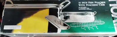 Tivoli 18 inch Fish Poacher with Poaching Crib BNIB, View more