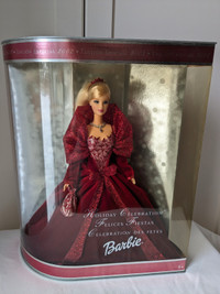Vintage Barbie doll collectible Holiday Celebration 2002
