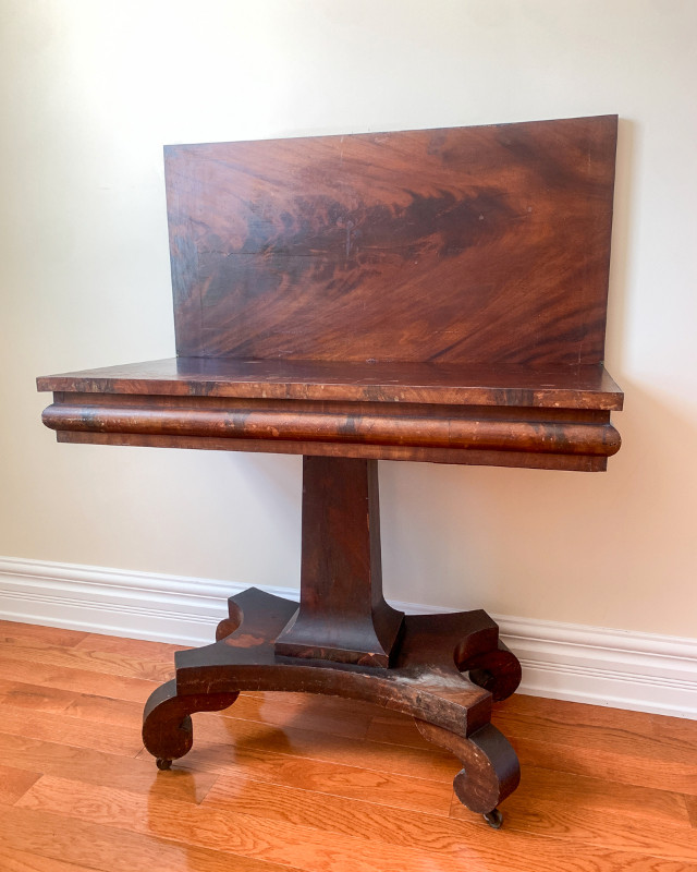 Vintage Pedestal Captain’s Table in Other Tables in Annapolis Valley