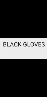 Lost and Found Black Gloves in Hidden Hut Park today