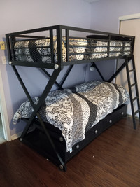 High end bunk beds, sturdy steel, well made