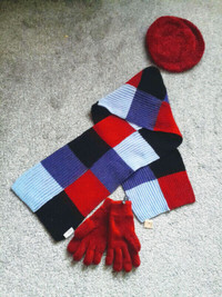 Brand new Set of Gloves Scarf [60 in. Long] $10/set.