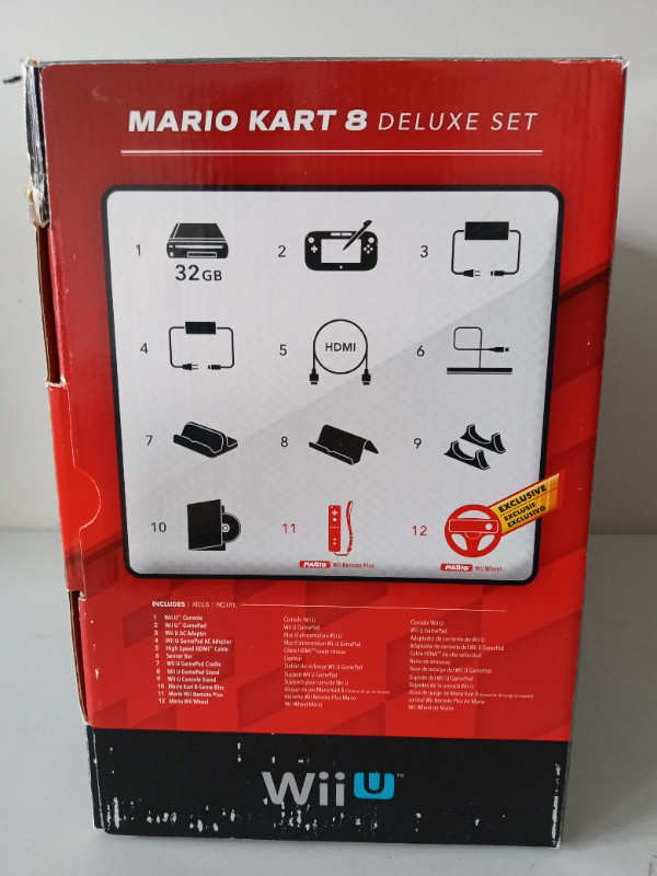 Nintendo Mario kart Deluxe set wii u in Nintendo Wii U in Gatineau - Image 2