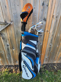 Taylormade LEFT Golf Club Irons w/ Bag NIKE Driver