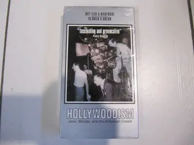 Up for sale is a brand new rare sealed copy of Hollywoodism on VHS: Jews, Movies, and the American D...