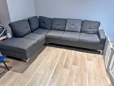 Clearance Sale ! Sectional sofa with ottoman, View more