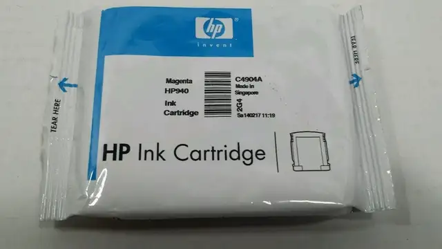 940 magenta red GENUINE HP c4904a ink jet OfficeJet Pro 8000 ...