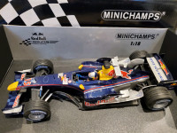 1:18 Diecast Minichamps F1 2005 Red Bull Cosworth RB1 Klien