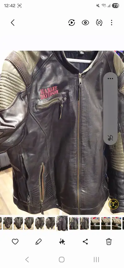 Harley Davidson leather jacket for sale, View more